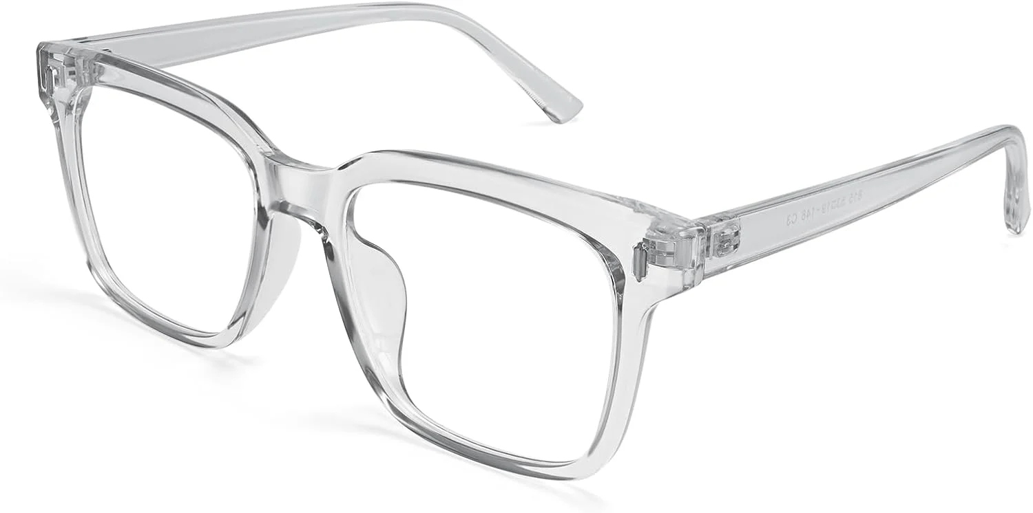 عینک مسدود کننده نور آبی مربعی Dollger برای زنان و مردان، عینک مطالعه/بازی/تلویزیون/تلفن برای کامپیوتر، ضد خستگی چشم و تابش اشعه ماوراء بنفش