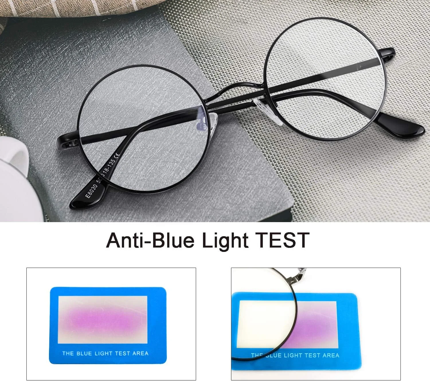 عینک مطالعه مسدود کننده نور آبی بزرگسال унисекс Brigtlaiff مدل 001