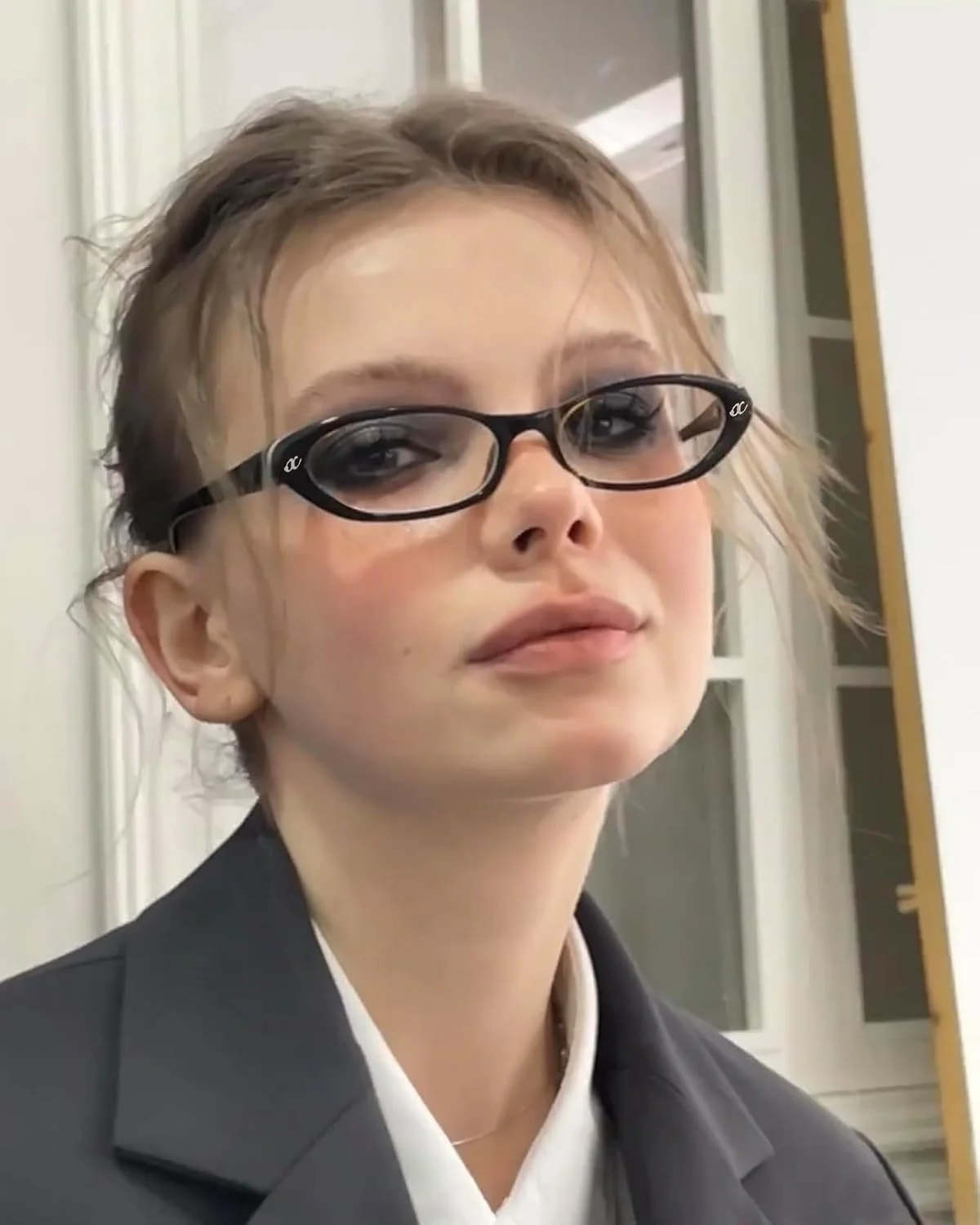 عینک مسدود کننده نور آبی مدل چشم گربه ای بوتن، مناسب خانم ها و آقایان، عینک بیضی کوچک ضد بازتاب نور