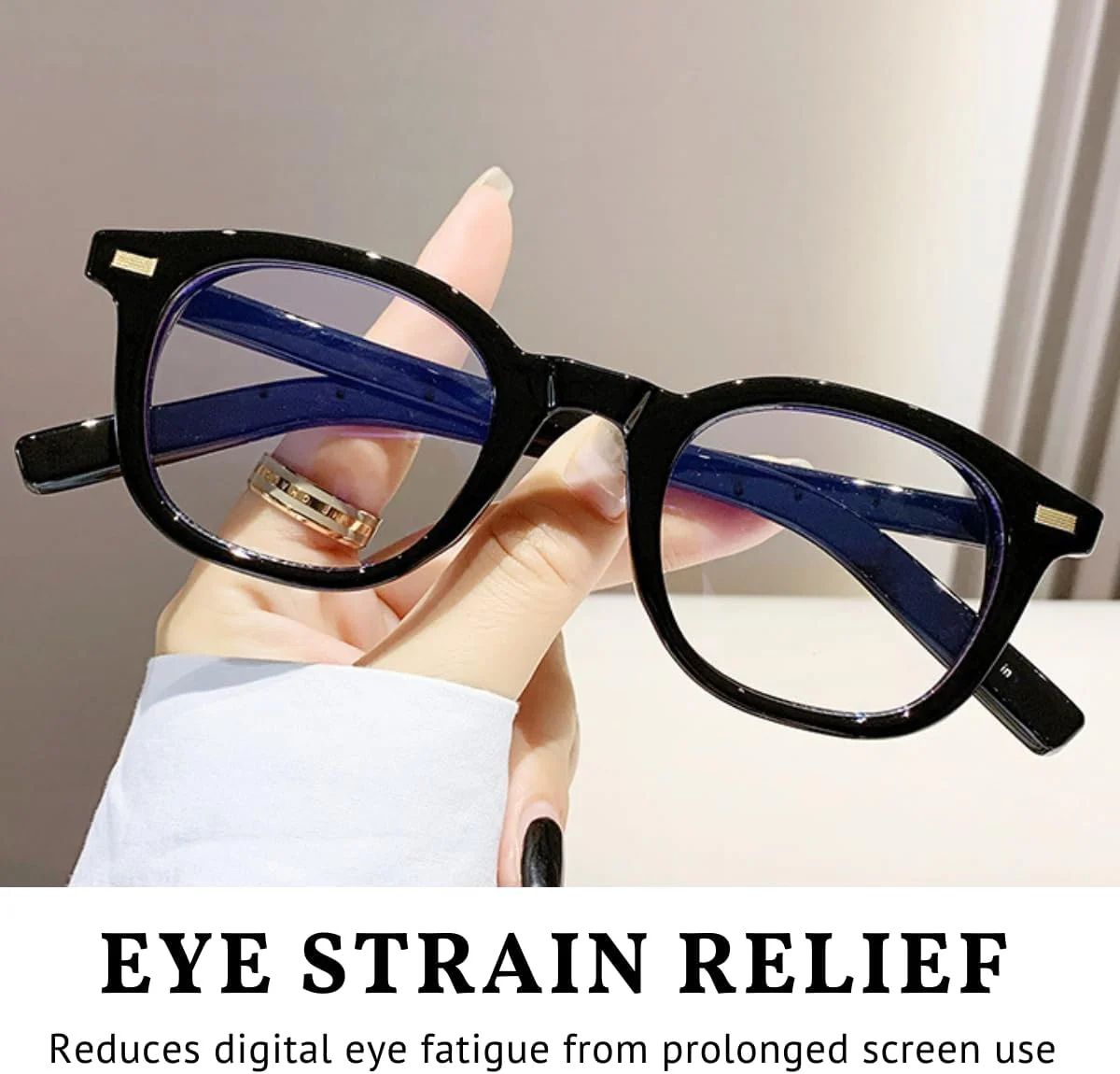 عینک مطالعه مسدود کننده نور آبی برای زنان و مردان، مربعی یکپارچهسازی با سیستمعامل شیک و راحت برای کاهش خستگی چشم عینک مطالعه مسدود کننده نور آبی برای زنان و مردان، مربعی یکپارچهسازی با سیستمعامل شیک و راحت برای کاهش خستگی چشم