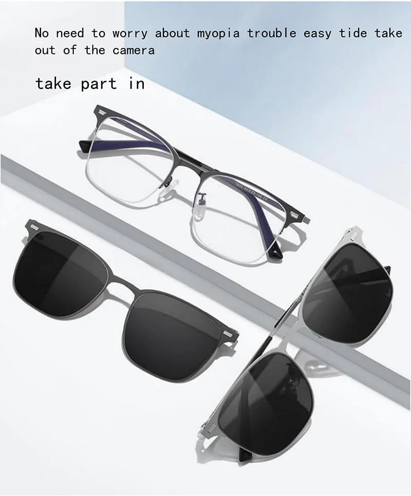 عینک مطالعه مسدود کننده نور آبی، عینک ضد خستگی چشم، محافظ چشم، عینک آفتابی مغناطیسی تاشو - عینک محافظ چشم UV، فریم فلزی نیمه حاشیه ای نازک و بادوام سبک وزن унисекс عینک مطالعه مسدود کننده نور آبی، عینک ضد خستگی چشم، محافظ چشم، عینک آفتابی مغناطیسی تاشو - عینک محافظ چشم UV، فریم فلزی نیمه حاشیه ای نازک و بادوام سبک وزن унисекс