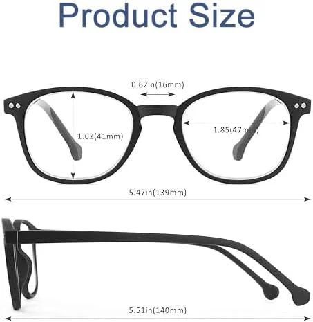 عینک مسدود کننده نور آبی برای آقایان و بانوان، محافظت ضد بازتاب نور فرابنفش برای کامپیوتر، تلویزیون و بازی - کاهش خستگی چشم و بهبود خواب