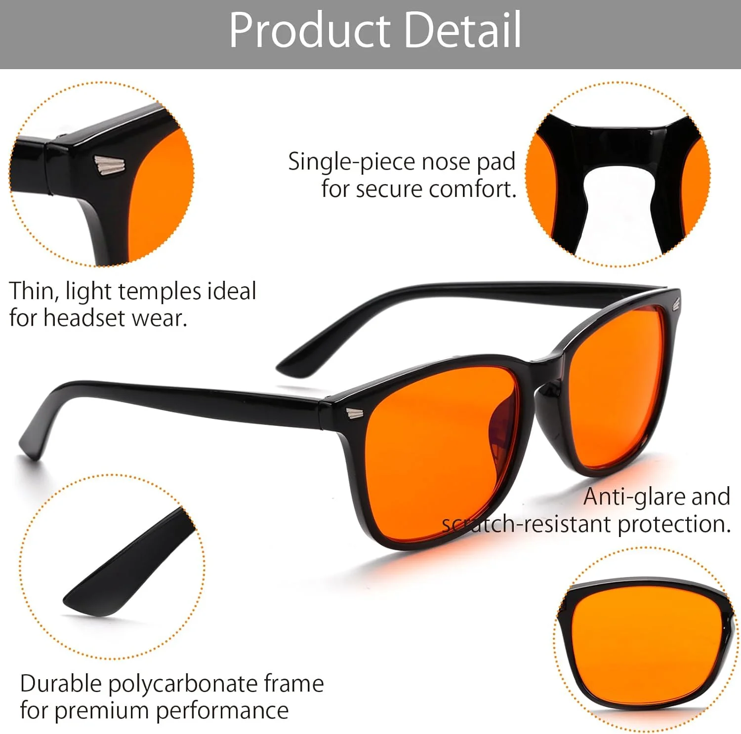 عینک مسدود کننده نور آبی برای آقایان و بانوان، عینک بازی با ضد انعکاس، کاهش خستگی چشم، عینک حساسیت به نور