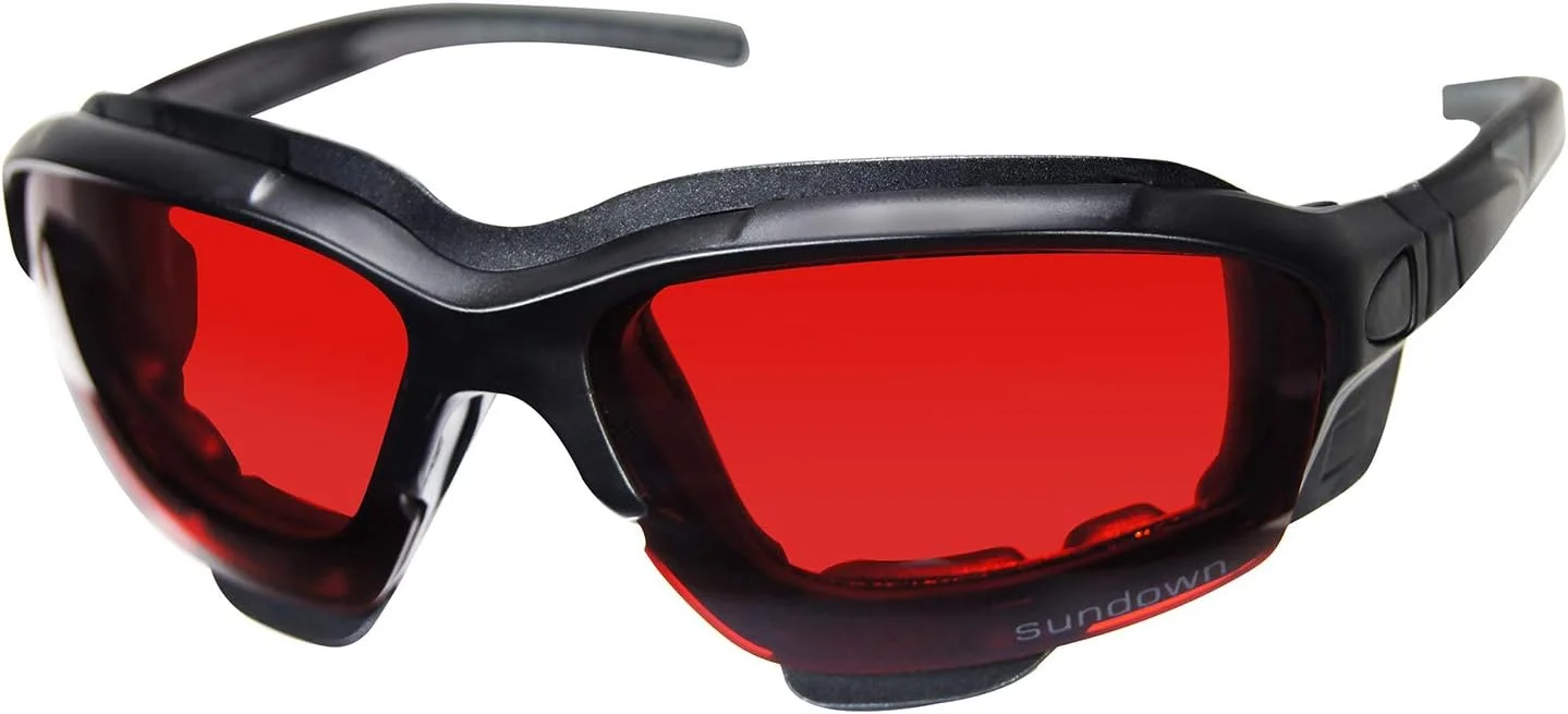 عینک مسدود کننده نور آبی - برای خواب - مسدود کردن 99.9٪ نور آبی و سبز (400 نانومتر - 580 نانومتر) - لنز درمان تاریک PaleoTech® - سریعتر به خواب بروید - بهینه سازی هورمون ها - آرام کردن چشم ها و سردرد، قرمز، قابل تنظیم با فوم عینک مسدود کننده نور آبی - برای خواب - مسدود کردن 99.9٪ نور آبی و سبز (400 نانومتر - 580 نانومتر) - لنز درمان تاریک PaleoTech® - سریعتر به خواب بروید - بهینه سازی هورمون ها - آرام کردن چشم ها و سردرد، قرمز، قابل تنظیم با فوم