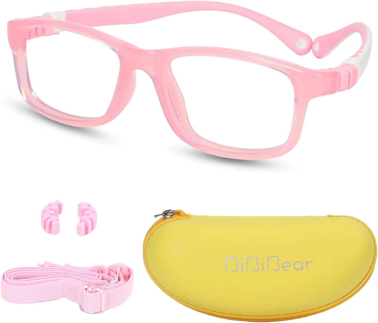 عینک بچگانه، فریم TR90 فوق العاده انعطاف پذیر و نشکن 180 درجه، سبک و با تناسب ایمن برای پسران و دختران (سنین 2-6 سال) عینک بچگانه، فریم TR90 فوق العاده انعطاف پذیر و نشکن 180 درجه، سبک و با تناسب ایمن برای پسران و دختران (سنین 2-6 سال)