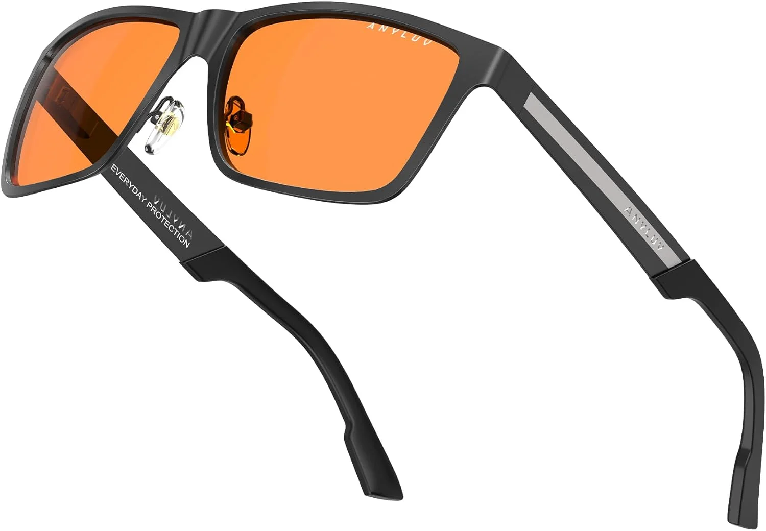 عینک های مسدود کننده نور آبی مردانه ANYLUV: عینک های فلزی مسدود کننده نور آبی برای محافظت از چشم در برابر کامپیوتر و بازی عینک های مسدود کننده نور آبی مردانه ANYLUV: عینک های فلزی مسدود کننده نور آبی برای محافظت از چشم در برابر کامپیوتر و بازی