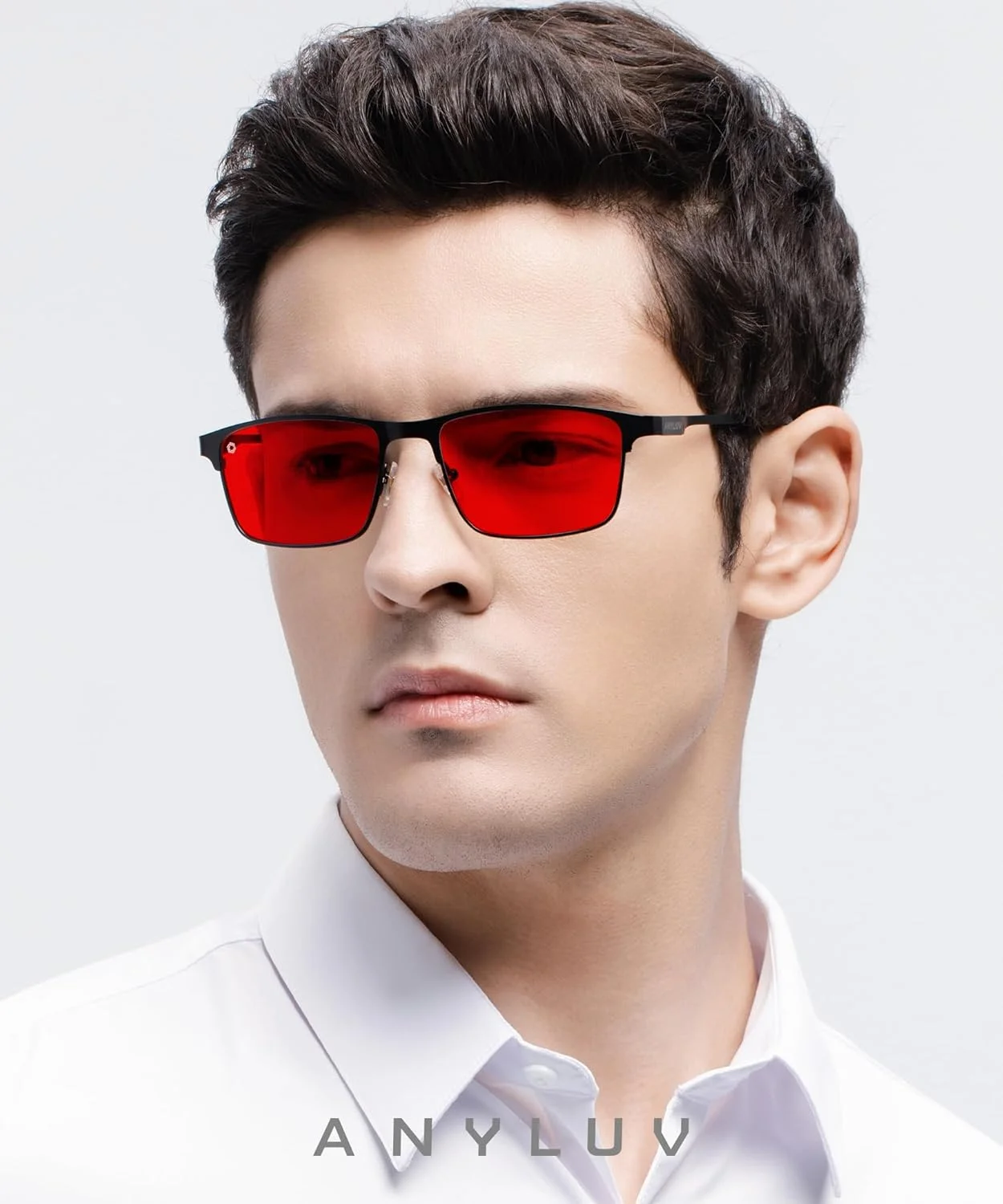 عینک های مسدود کننده نور آبی ANYLUV برای آقایان/خانم ها، عینک های سبک وزن مسدود کننده نور آبی، عینک های کامپیوتر ضد خستگی چشم برای بازی عینک های مسدود کننده نور آبی ANYLUV برای آقایان/خانم ها، عینک های سبک وزن مسدود کننده نور آبی، عینک های کامپیوتر ضد خستگی چشم برای بازی