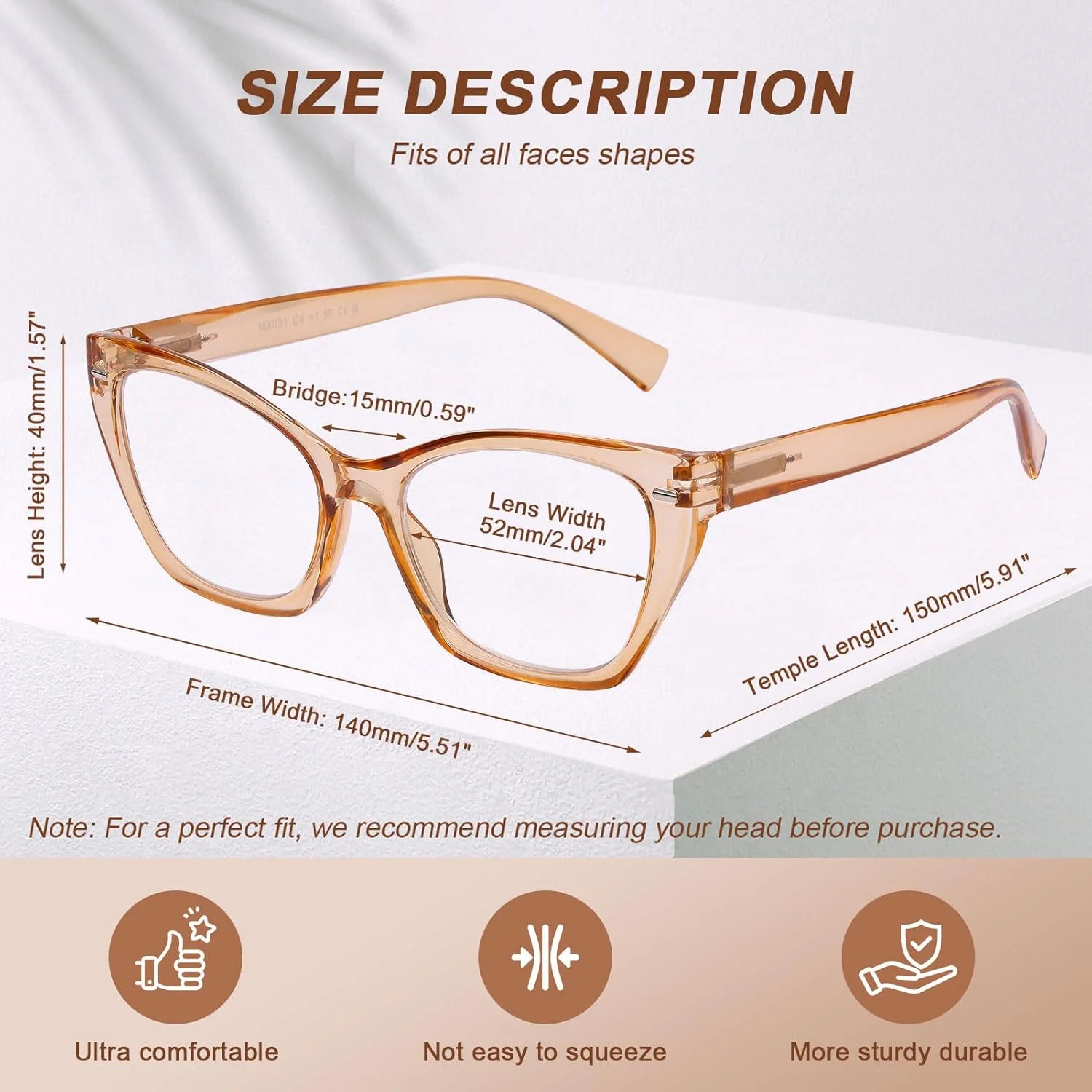 عینک مطالعه چشم گربه ای شیک آکوانو برای زنان، محافظ نور آبی برای کامپیوتر - عینک های بزرگ و مدرن عینک مطالعه چشم گربه ای شیک آکوانو برای زنان، محافظ نور آبی برای کامپیوتر - عینک های بزرگ و مدرن