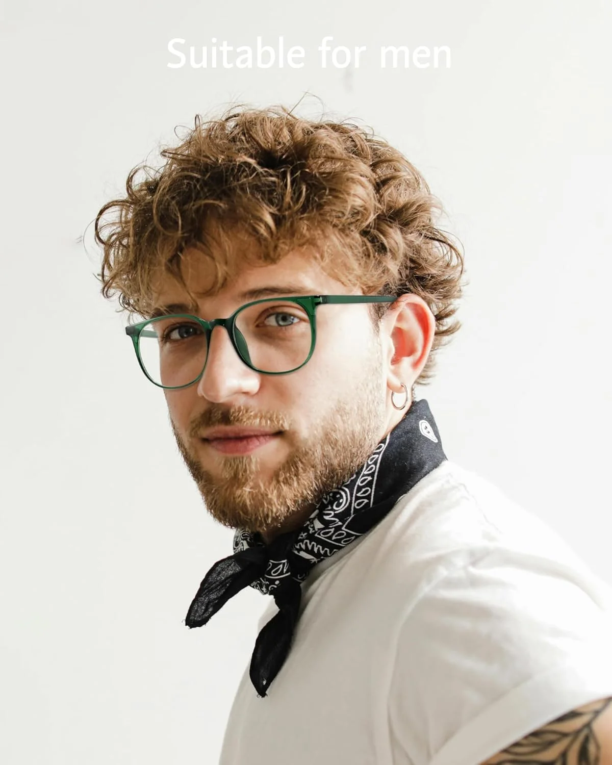 عینک کامپیوتر непрозрачный ANRRI محافظ UV ضد خستگی چشم برای بازی و عینک صفحه نمایش الکترونیکی طرح پلنگی