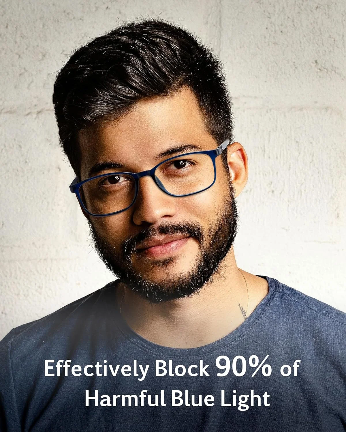 عینک مسدود کننده نور آبی ANRRI، کاهش خستگی چشم دیجیتال، فریم سبک، عینک کامپیوتر