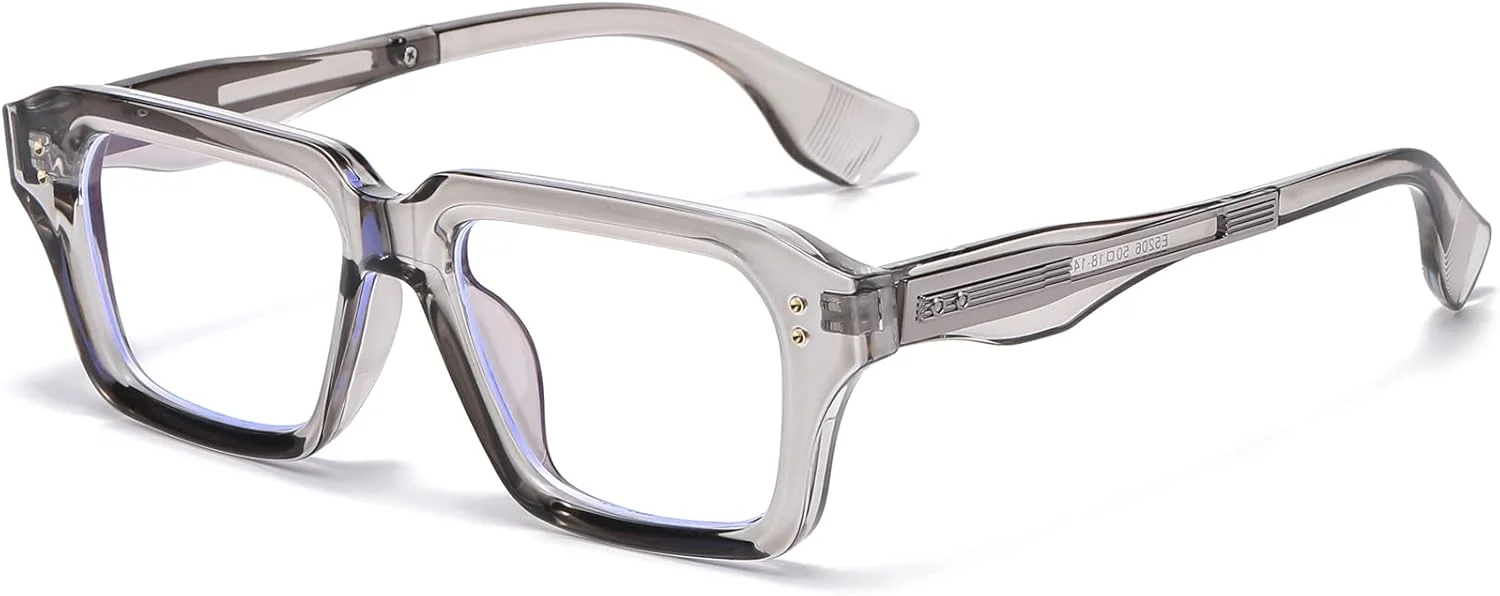 عینک کامپیوتر مربعی فشن AIEYEZO برای مردان و زنان، فریم ضخیم رترو با قابلیت مسدود کردن نور آبی عینک کامپیوتر مربعی فشن AIEYEZO برای مردان و زنان، فریم ضخیم رترو با قابلیت مسدود کردن نور آبی