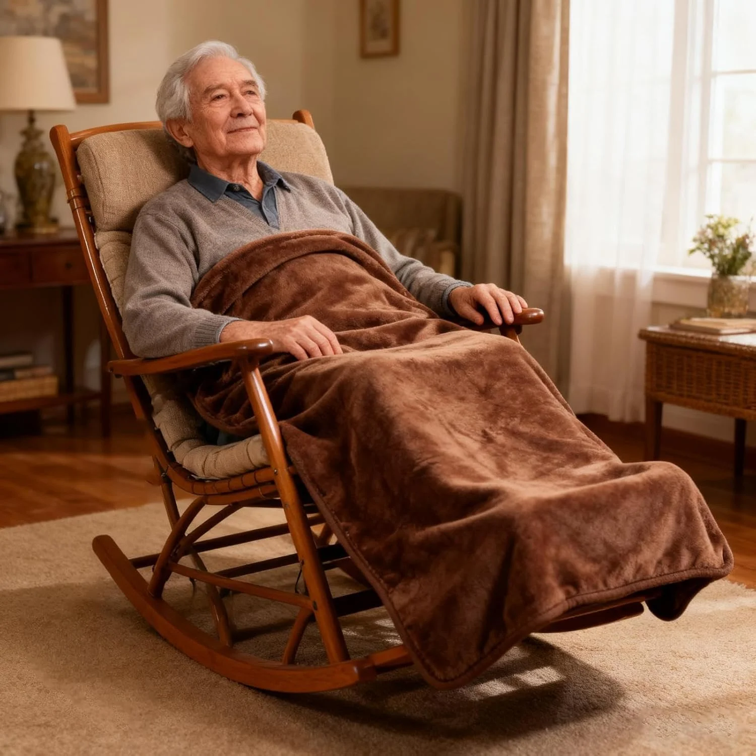 پتو برقی - نرم، تنفس پذیر، گرمایش یکنواخت | پتو برقی گرمایشی، برای دوستان، آقایان، خانم ها، مدرسه، منزل، مسافرت، دفتر، مبل، صندلی