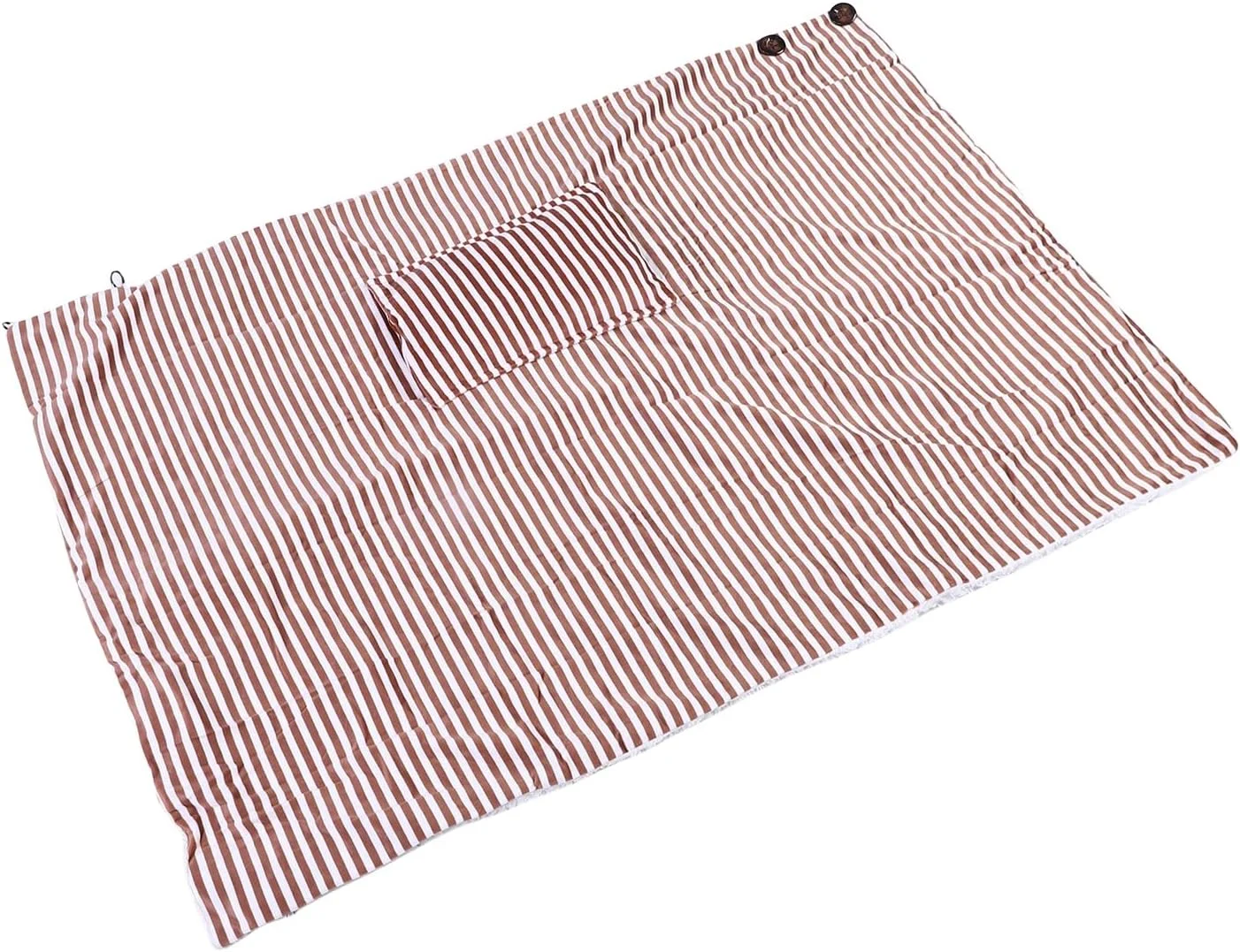 پتوی برقی گرم شونده USB CHICIRIS، پتو فلانل نرم برای خانه، دفتر، کمپینگ با 3 سطح حرارت و تایمر (قهوه ای)