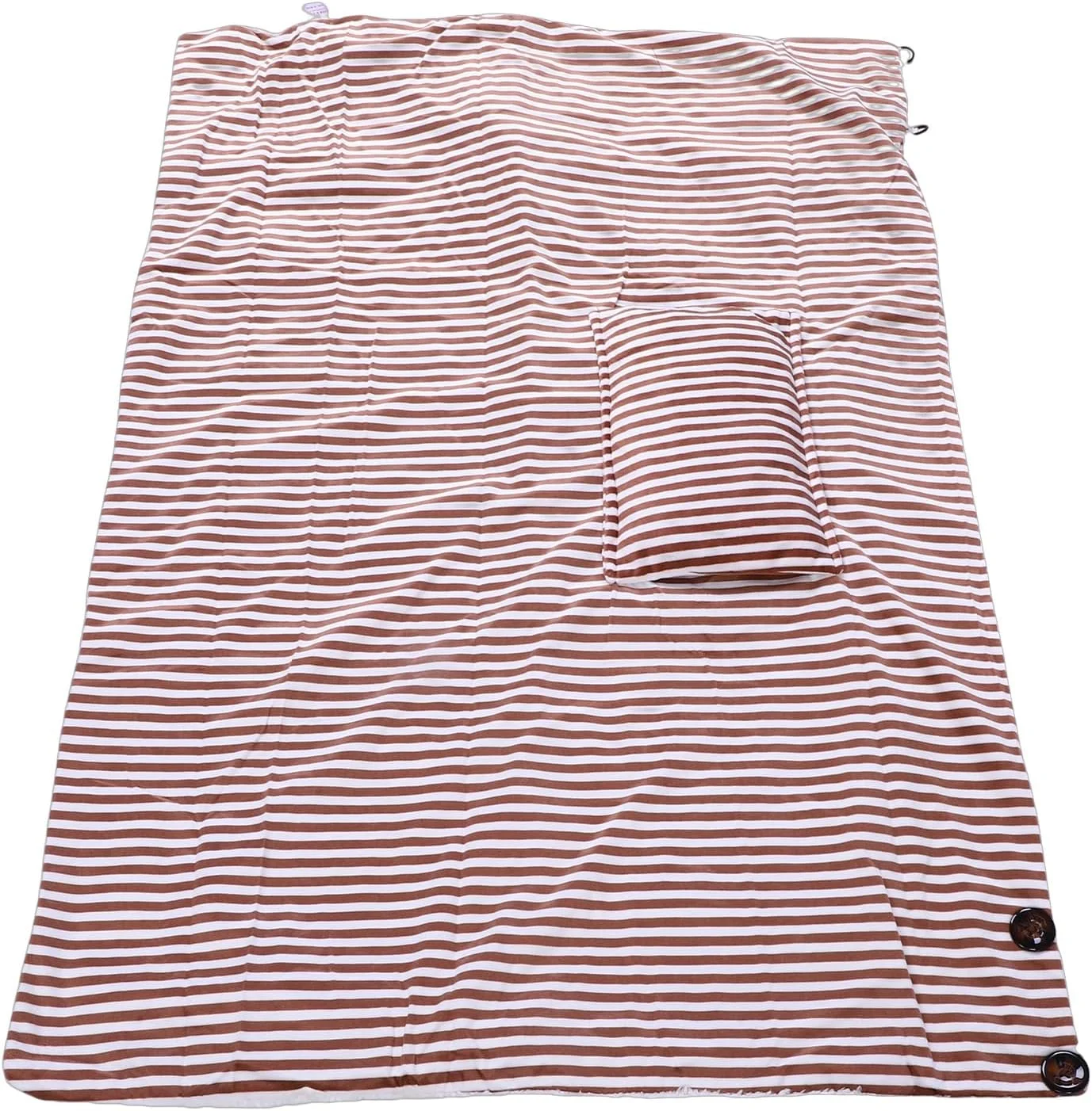 پتوی برقی گرم شونده USB CHICIRIS، پتو فلانل نرم برای خانه، دفتر، کمپینگ با 3 سطح حرارت و تایمر (قهوه ای)