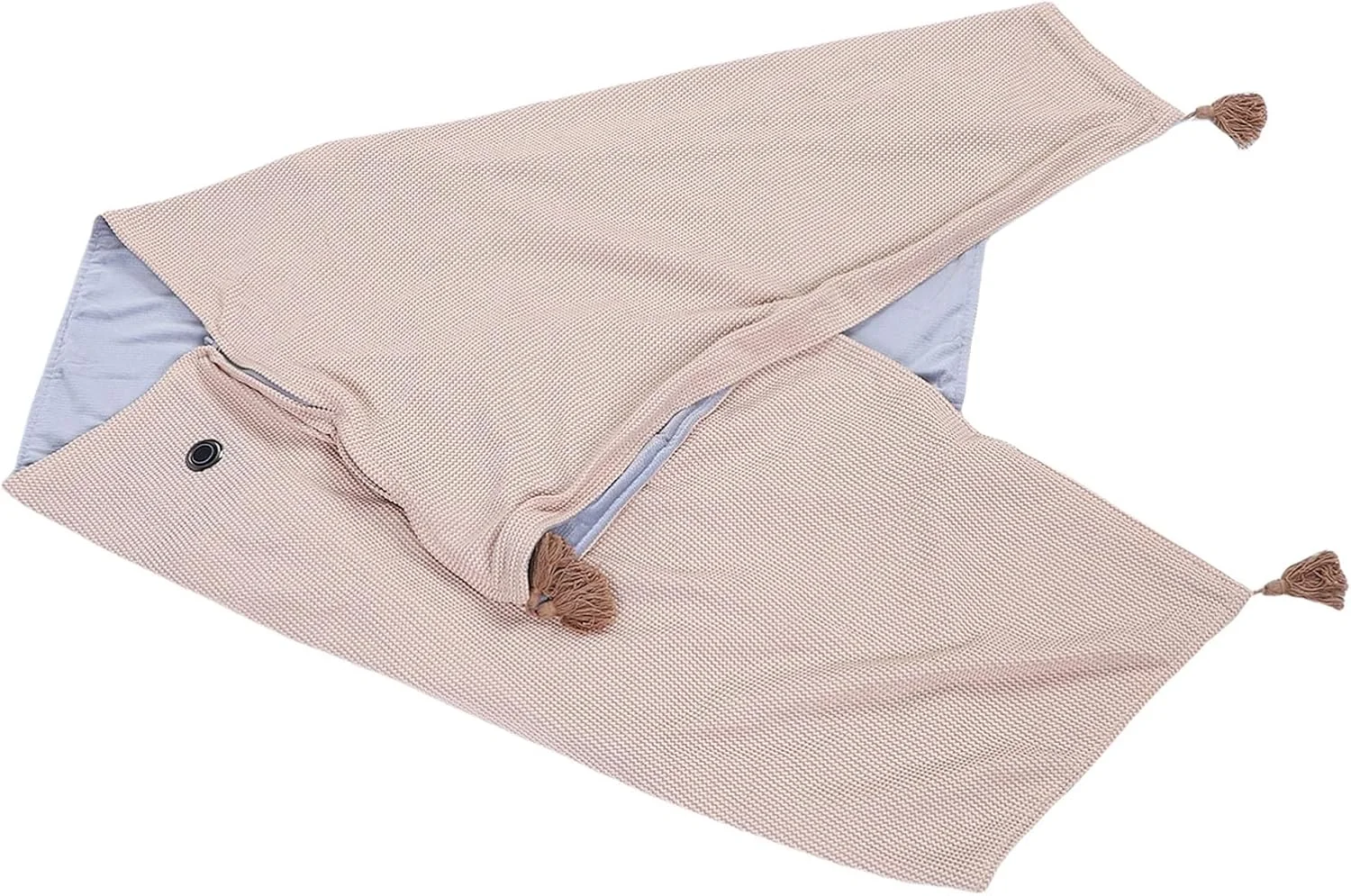 شال گردن گرمایشی بافتنی CHICIRIS، شال USB، 3 تنظیمات دما، 9 ناحیه گرمایشی برای زمستان، دفتر، چرت زدن، استراحت، پنبه ای، زردآلویی