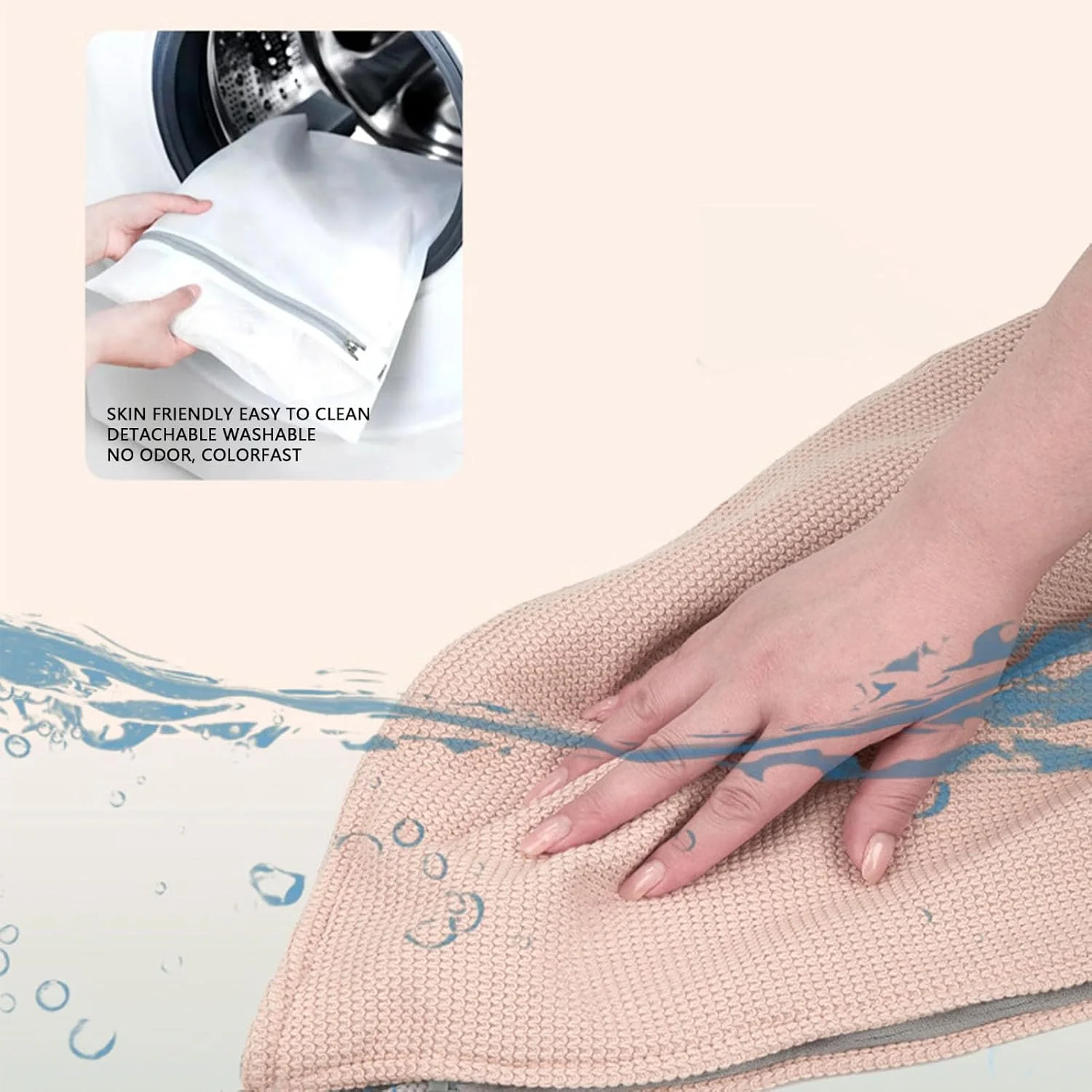 شال گردن گرمایشی بافتنی CHICIRIS، شال USB، 3 تنظیمات دما، 9 ناحیه گرمایشی برای زمستان، دفتر، چرت زدن، استراحت، پنبه ای، زردآلویی