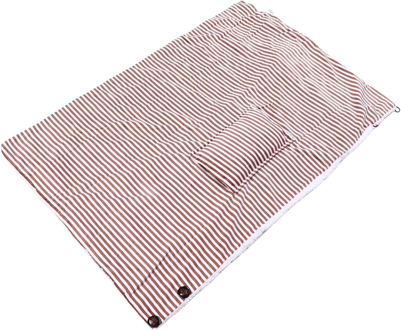 پتوی برقی گرم شونده USB CHICIRIS، پتو فلانل نرم برای خانه، دفتر، کمپینگ با 3 سطح حرارت و تایمر (قهوه ای)