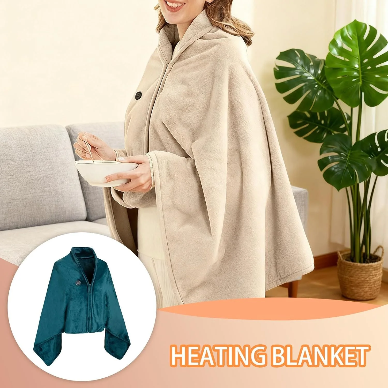 شال گردن گرمایشی | گرم کننده برقی USB قابل شارژ پوشیدنی، پتوی گرمایشی قابل شارژ | برای خانه، مدرسه، دوچرخه سواری، مسافرت، کمپینگ، پیک نیک، هوای سرد زمستانی، فضای باز، پاییز، استادیوم، پارک شال گردن گرمایشی | گرم کننده برقی USB قابل شارژ پوشیدنی، پتوی گرمایشی قابل شارژ | برای خانه، مدرسه، دوچرخه سواری، مسافرت، کمپینگ، پیک نیک، هوای سرد زمستانی، فضای باز، پاییز، استادیوم، پارک