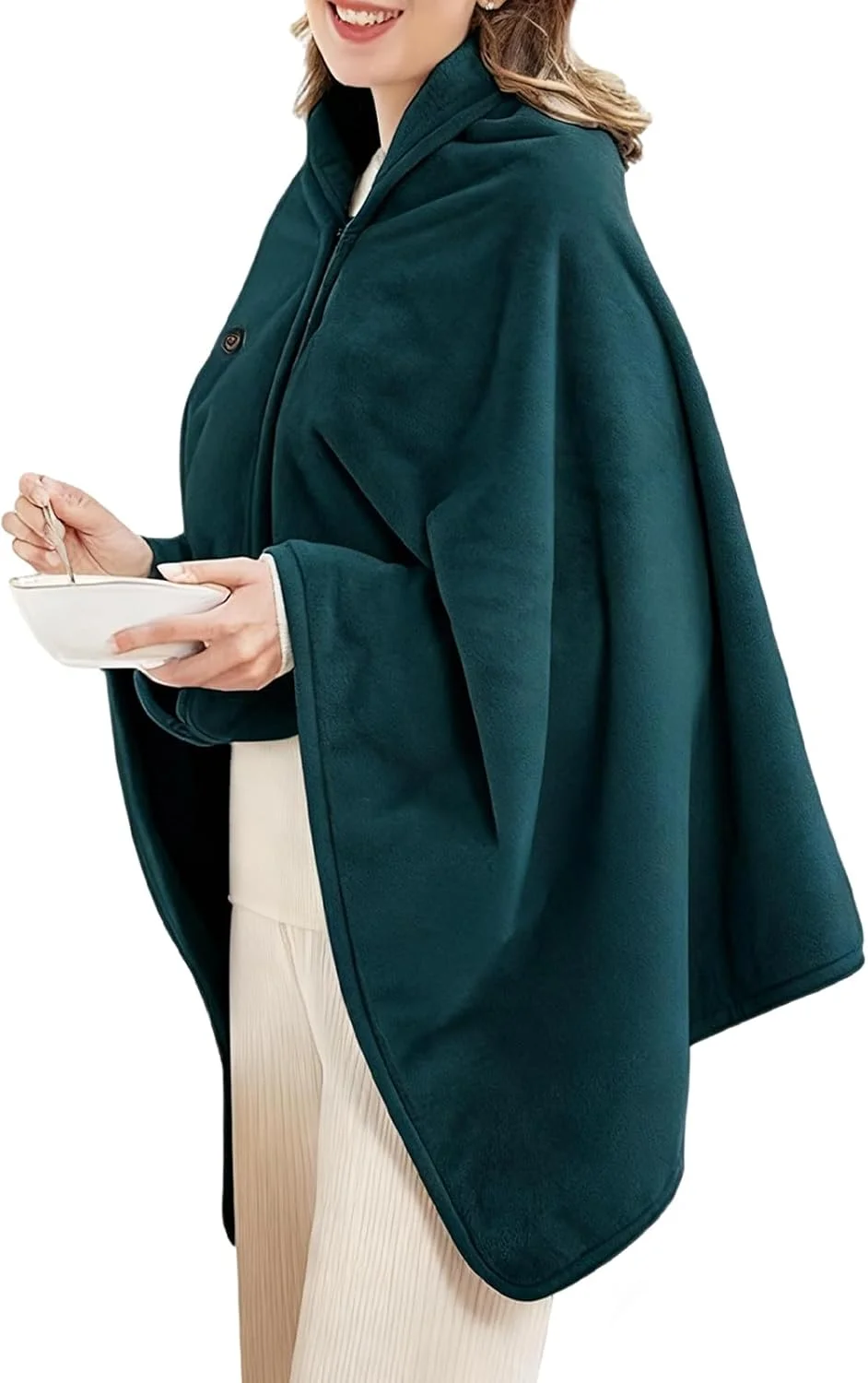 شال گرمایشی برقی | شال پوشیدنی قابل شارژ USB، شنل گرمایشی، مناسب برای خانه، اتاق، دفاتر، مدرسه، دوچرخه سواری، مسافرت، کمپینگ، پیک نیک، پاییز، زمستان، فضای باز و استادیوم