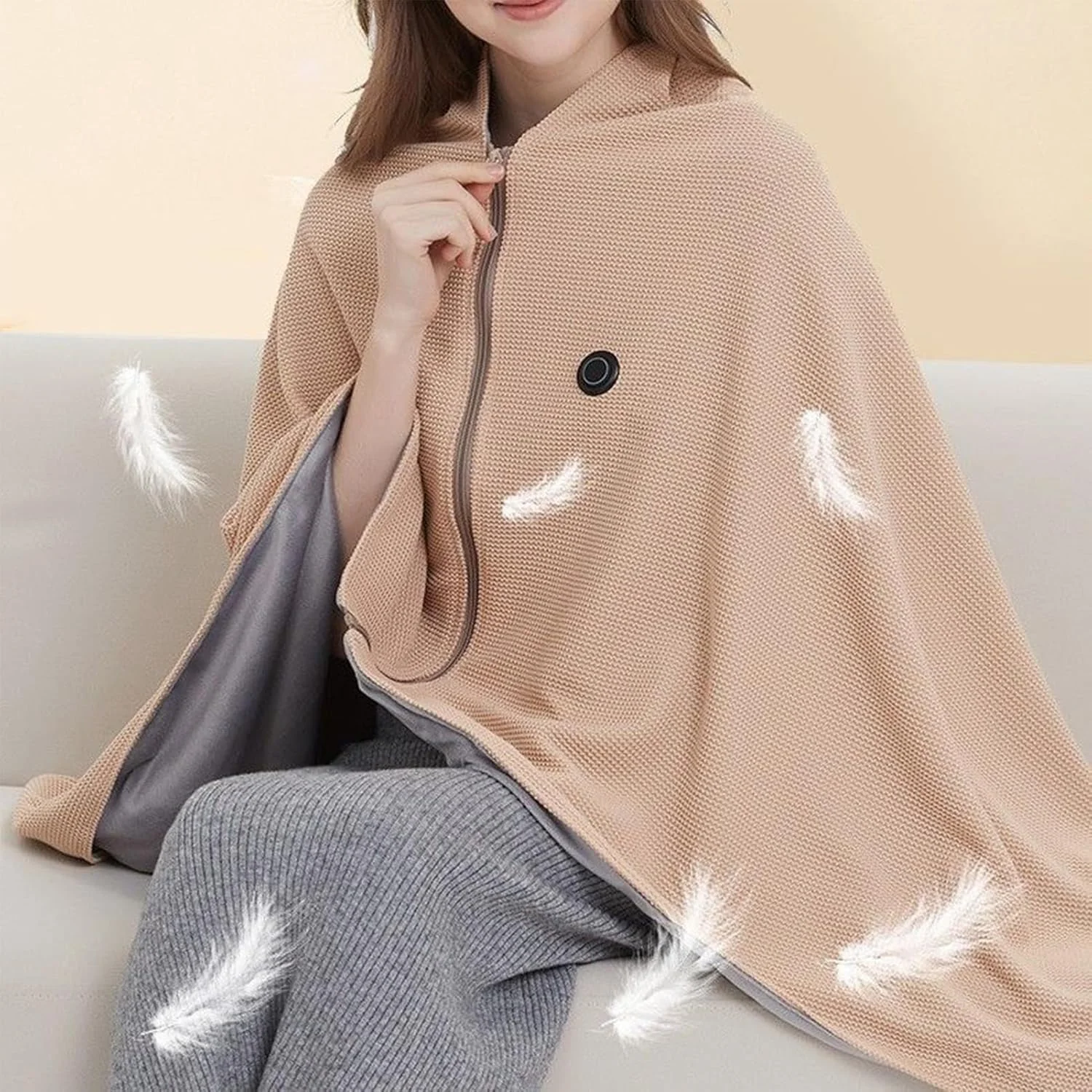 شال گرمایشی برقی، 3 سطح گرمایش، بدون سیم، قابل پوشیدن | گرم کننده شال کمپینگ برقی، برای منزل، دفتر، تخت، مبل، کمپینگ، مسافرت با ماشین، هدیه برای خانم ها و آقایان شال گرمایشی برقی، 3 سطح گرمایش، بدون سیم، قابل پوشیدن | گرم کننده شال کمپینگ برقی، برای منزل، دفتر، تخت، مبل، کمپینگ، مسافرت با ماشین، هدیه برای خانم ها و آقایان