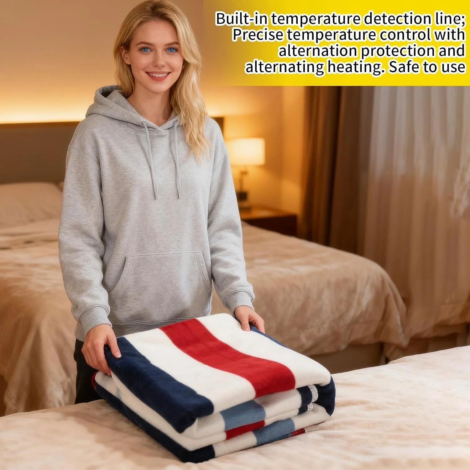 پتوی گرمایشی | لوازم جانبی گرم تخت راه راه | پتوهای گرمایشی بزرگ مناسب تخت، مبل، دفتر، کمپینگ، زمستان، کودکان، بزرگسالان، سالمندان، کریسمس، تولد پتوی گرمایشی | لوازم جانبی گرم تخت راه راه | پتوهای گرمایشی بزرگ مناسب تخت، مبل، دفتر، کمپینگ، زمستان، کودکان، بزرگسالان، سالمندان، کریسمس، تولد