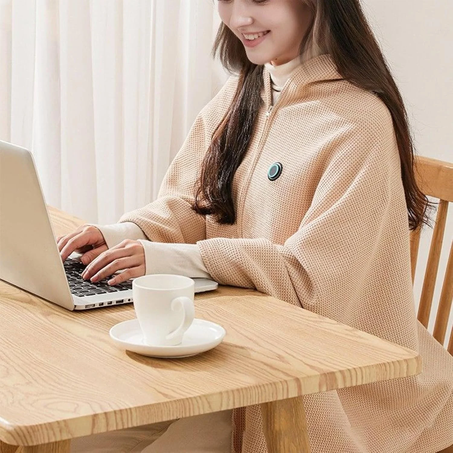 پتو گرمایشی | نرم و قابل حمل بدون سیم، شال زنانه گرمایشی قابل حمل، برای منزل، دفتر کار، تخت، مبل، کمپینگ، مسافرت، ماشین، زنان، مادر، پدر پتو گرمایشی | نرم و قابل حمل بدون سیم، شال زنانه گرمایشی قابل حمل، برای منزل، دفتر کار، تخت، مبل، کمپینگ، مسافرت، ماشین، زنان، مادر، پدر