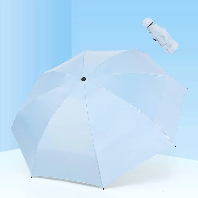 چتر جمع و جور برای محافظت در برابر باران و آفتاب - چتر مسافرتی تاشو 8 پره ضد باد برای آفتاب و باران، چتر محافظت در برابر تمام آب و هوا، مناسب برای کودکان و بزرگسالان چتر جمع و جور برای محافظت در برابر باران و آفتاب - چتر مسافرتی تاشو 8 پره ضد باد برای آفتاب و باران، چتر محافظت در برابر تمام آب و هوا، مناسب برای کودکان و بزرگسالان