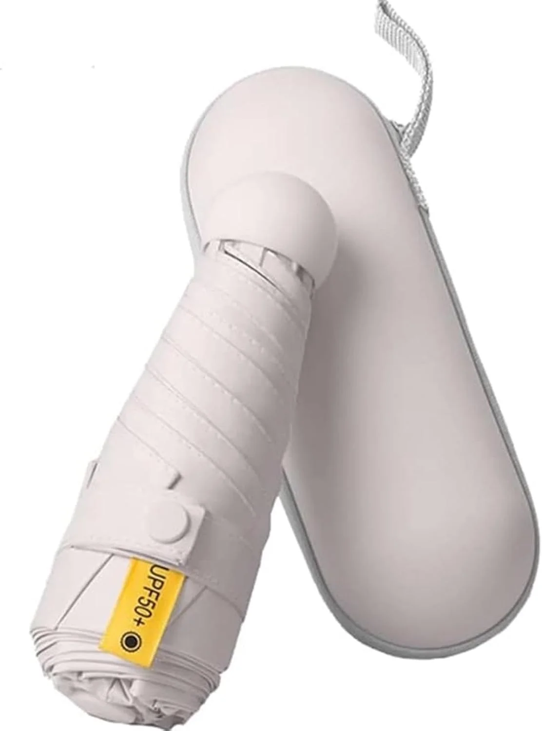 چتر تاشو کوچک ضد آفتاب و ضد باران، چتر آفتابی قابل حمل، چتر مسافرتی با قابلیت مسدود کردن اشعه ماوراء بنفش، چتر آفتابی برای زنان و مردان Ualuse (صورتی)