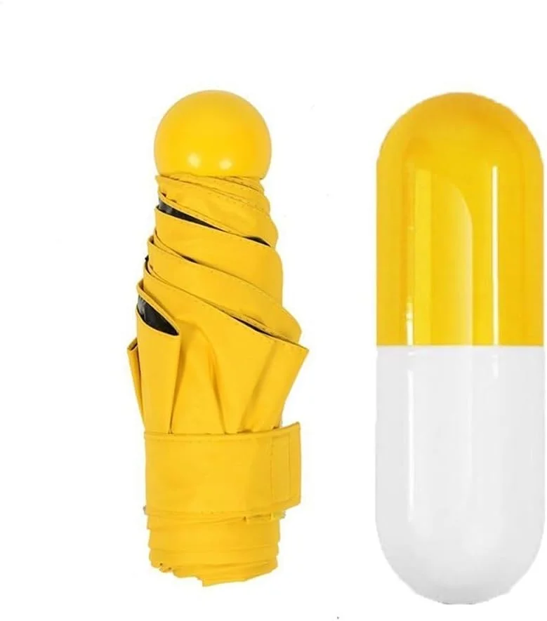 چتر مسافرتی اسکیدو - چتر تاشو جمع و جور ضد باد و محافظت در برابر اشعه ماوراء بنفش با کیف ضد آب (UPF 50+) - طراحی فوق سبک 5 لایه برای آقایان/خانم ها