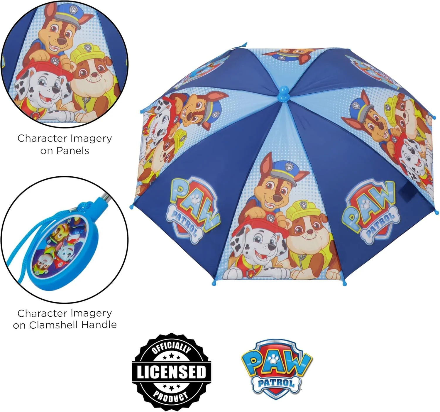 چتر بارانی پسرانه نیکلودئون با طرح شخصیت های سگ های نگهبان چتر بارانی پسرانه نیکلودئون با طرح شخصیت های سگ های نگهبان