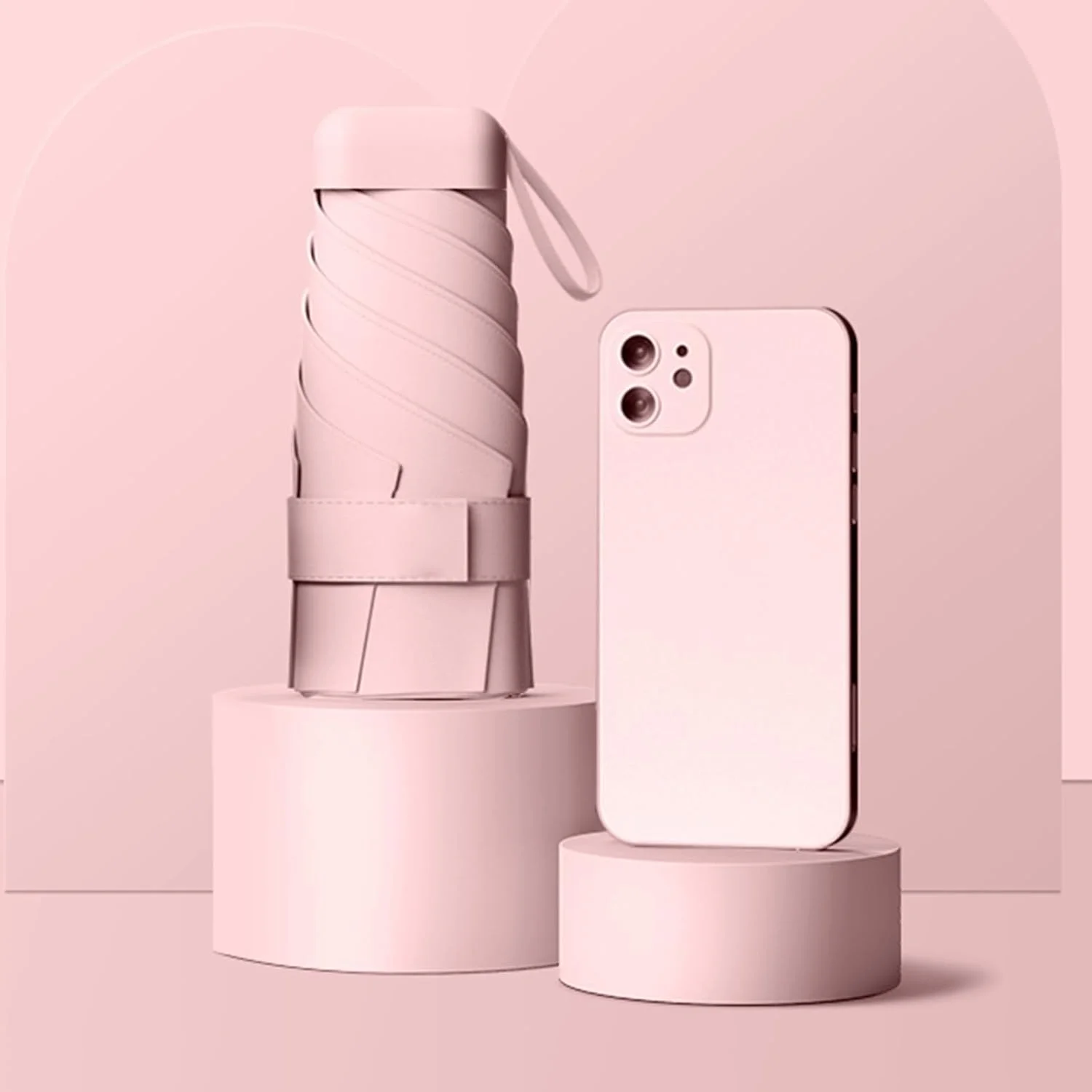 چتر مسافرتی فشرده و ضد باد - طراحی تاشو باریک و قابل حمل با شش پره بادوام برای ماجراجویی در فضای باز چتر مسافرتی فشرده و ضد باد - طراحی تاشو باریک و قابل حمل با شش پره بادوام برای ماجراجویی در فضای باز