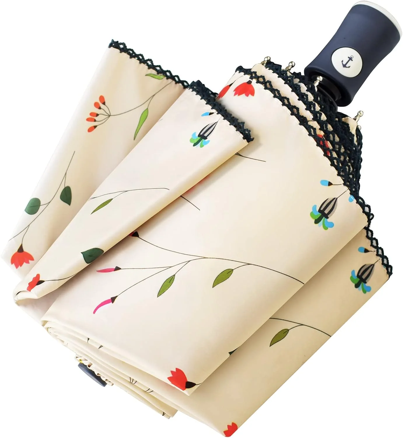 چتر آفتابی تاشو کیوبی، باز و بسته شدن خودکار، ضد باد، ضد باران و دارای پوشش ضد اشعه ماوراء بنفش 99.9%