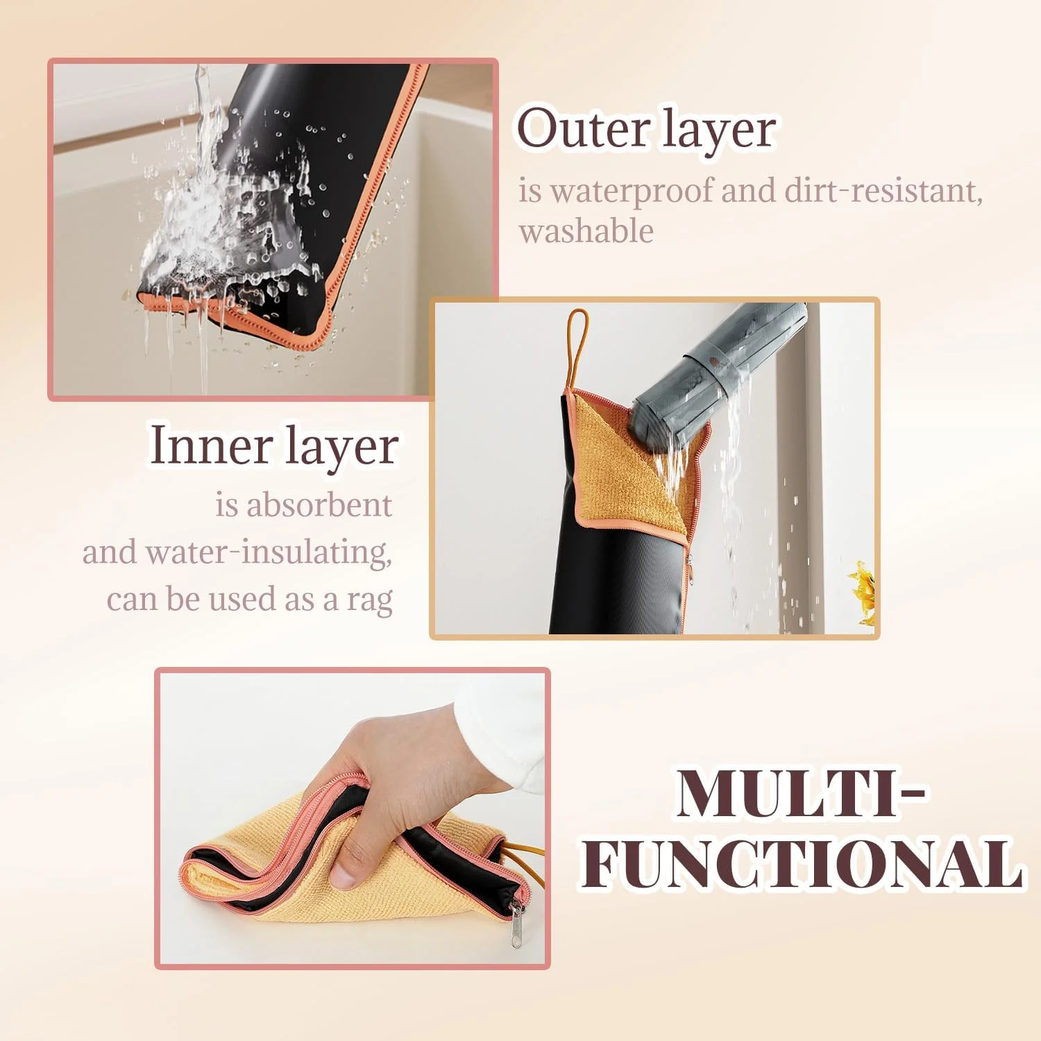 کیف نگهداری چتر ضد آب BOROLA، کاور چند منظوره جذب کننده آب چتر با بند آویز، آستین چتر تاشو قابل حمل برای مسافرت با ماشین، خانه، دفتر کار، مناسب برای اندازه 25 تا 28 سانتی متر (نارنجی) کیف نگهداری چتر ضد آب BOROLA، کاور چند منظوره جذب کننده آب چتر با بند آویز، آستین چتر تاشو قابل حمل برای مسافرت با ماشین، خانه، دفتر کار، مناسب برای اندازه 25 تا 28 سانتی متر (نارنجی)