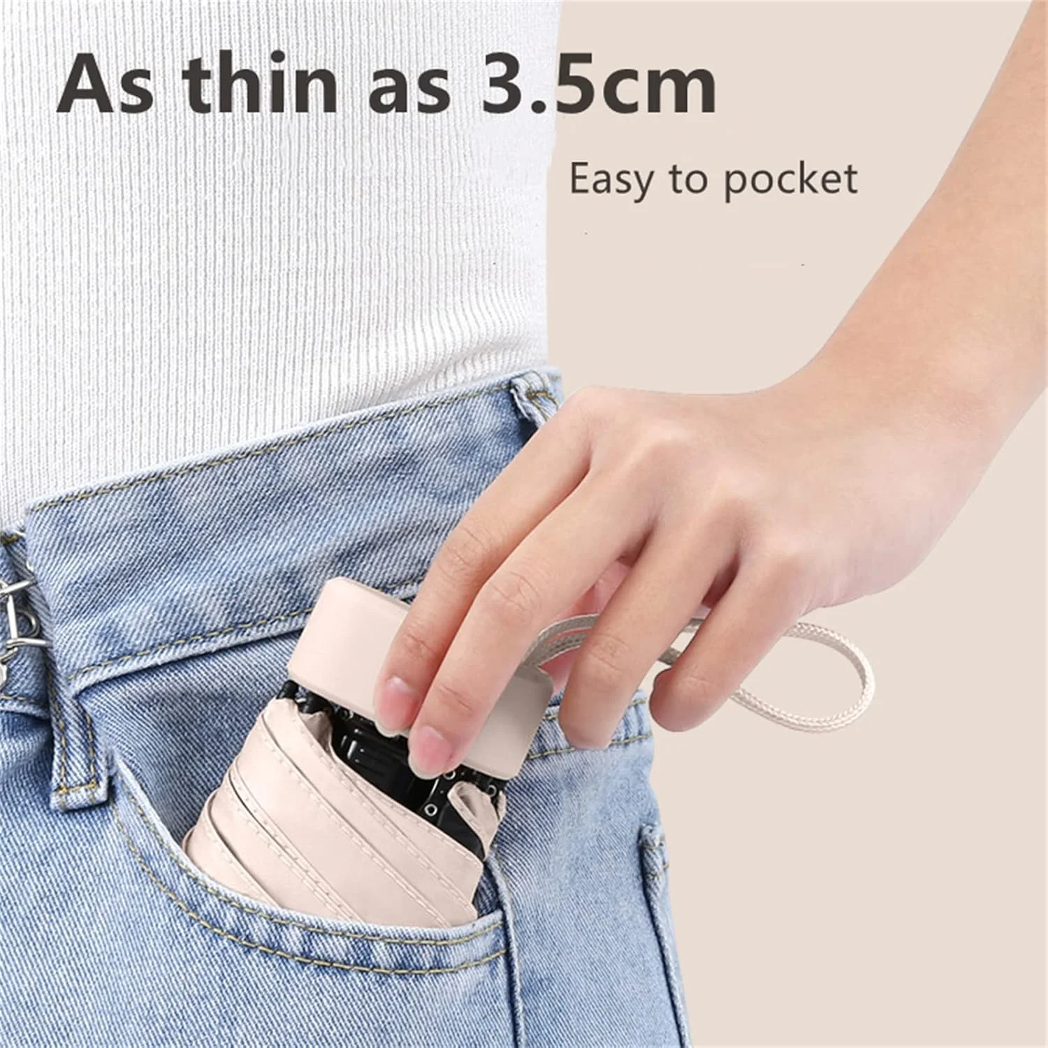 چتر تاشو ALMEKAQUZ، چتر مسافرتی آفتابی و بارانی برای پیاده روی با کیف، چتر جمع و جور UV برای آفتاب و باران، چتر ضد باد محافظ UV برای زنان و مردان چتر تاشو ALMEKAQUZ، چتر مسافرتی آفتابی و بارانی برای پیاده روی با کیف، چتر جمع و جور UV برای آفتاب و باران، چتر ضد باد محافظ UV برای زنان و مردان