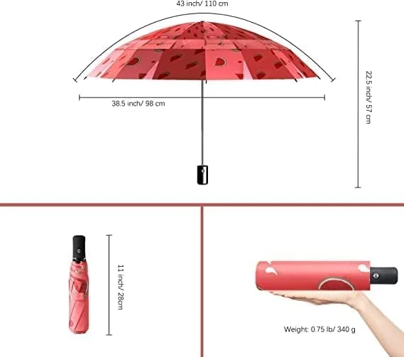 سری چترهای تاشو اتوماتیک طرح میوه، ضد باران و آفتاب، ضد باد، جمع و جور، چتر مسافرتی سبک و قابل حمل، چتر تاشو اتوماتیک ضد اشعه ماوراء بنفش برای زنان و مردان سری چترهای تاشو اتوماتیک طرح میوه، ضد باران و آفتاب، ضد باد، جمع و جور، چتر مسافرتی سبک و قابل حمل، چتر تاشو اتوماتیک ضد اشعه ماوراء بنفش برای زنان و مردان