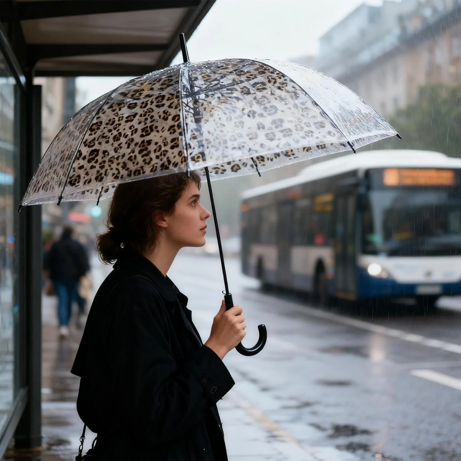 چتر ضد باد | چتر گنبدی حبابی عصایی بازشو خودکار، چتر شفاف ضد باران بازشو خودکار، برای مردان زنان پسران دختران کودکان پیاده روی سفر در فضای باز عروسی جشن چتر ضد باد | چتر گنبدی حبابی عصایی بازشو خودکار، چتر شفاف ضد باران بازشو خودکار، برای مردان زنان پسران دختران کودکان پیاده روی سفر در فضای باز عروسی جشن