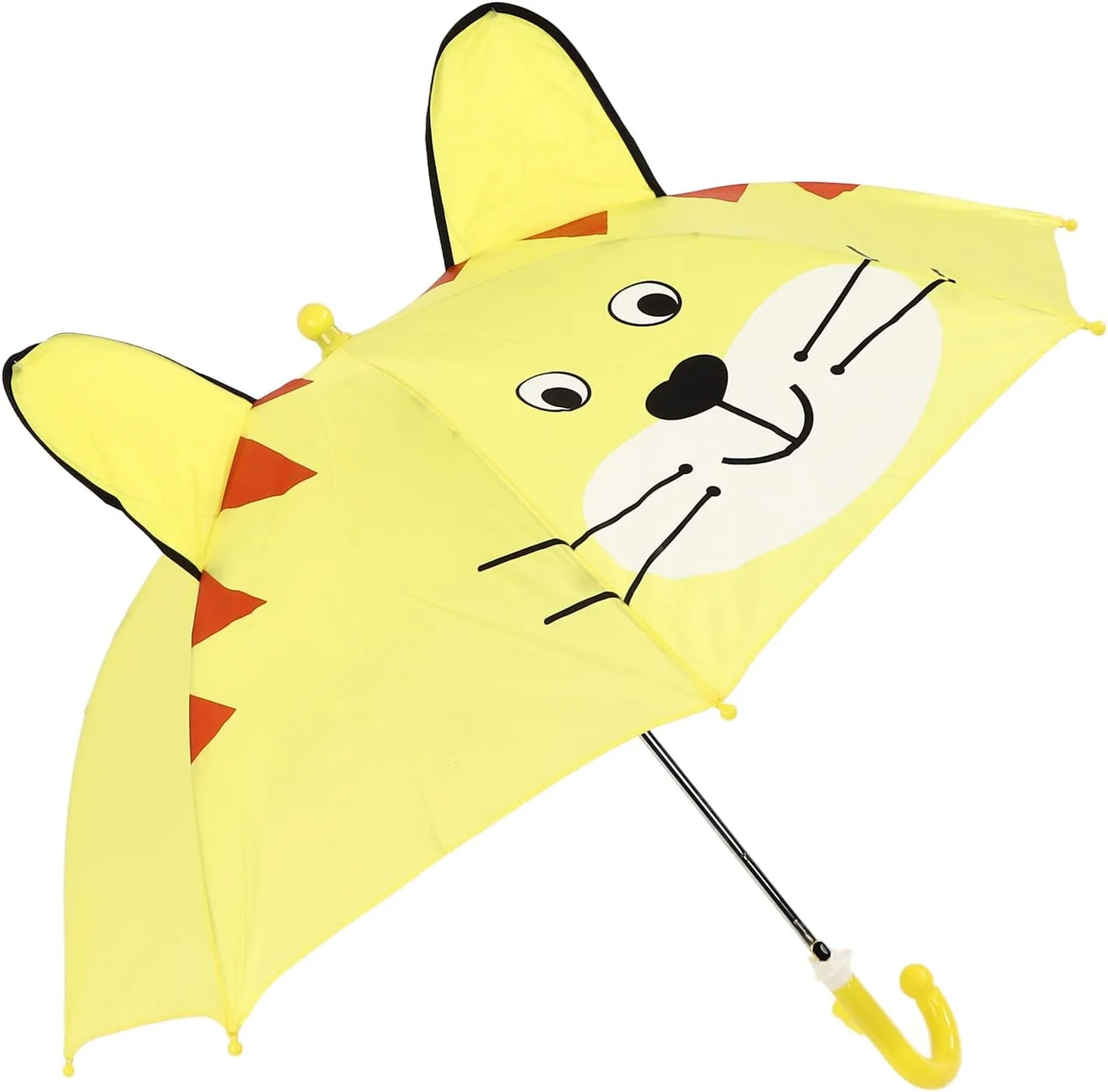 چتر باران، چتر سبک وزن و بسیار بادوام کودکانه با کاربرد گسترده برای فضای باز و مسافرت (زرد)