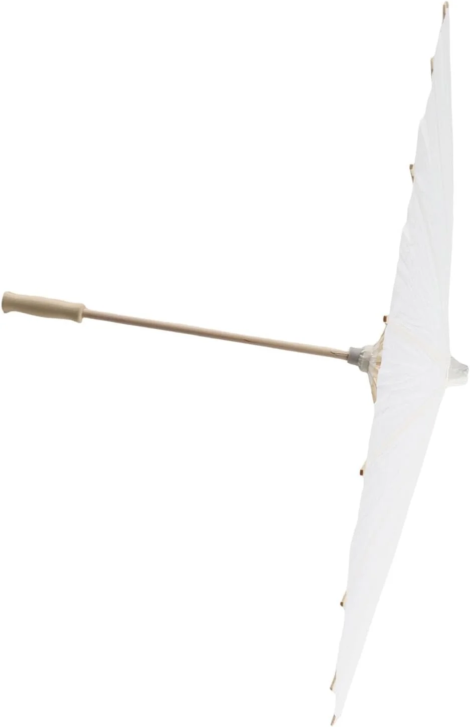 چتر کاغذی سفید شیک TOPINCN، مناسب برای فعالیت های مدرسه و والدین و کودک با ظاهری قدیمی