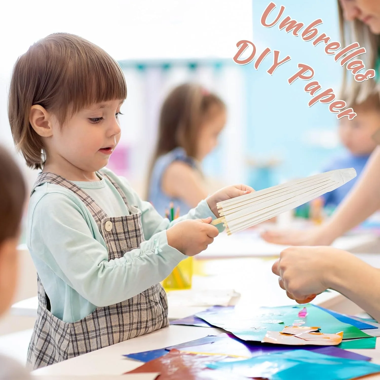 چتر کاغذی، بسته 2 عددی چتر تزئینی چینی، چتر تزئینی سفید رنگ آمیزی DIY برای مهمانی عروسی و وسایل صحنه