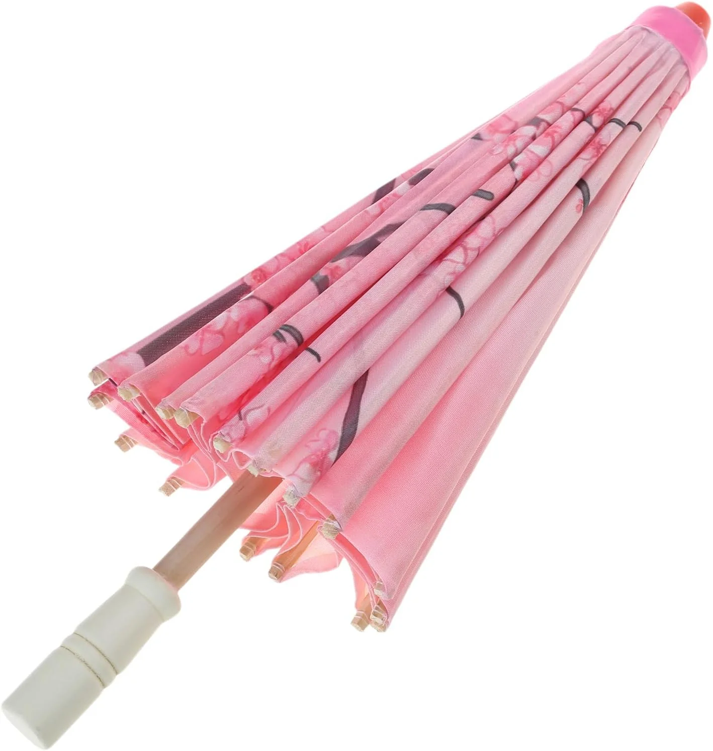 چترهای آفتابی شرقی زیبا با قاب بامبو، چترهای کاغذی روغنی برای عروسی و اجرای نقش، چترهای ابریشمی بامبو