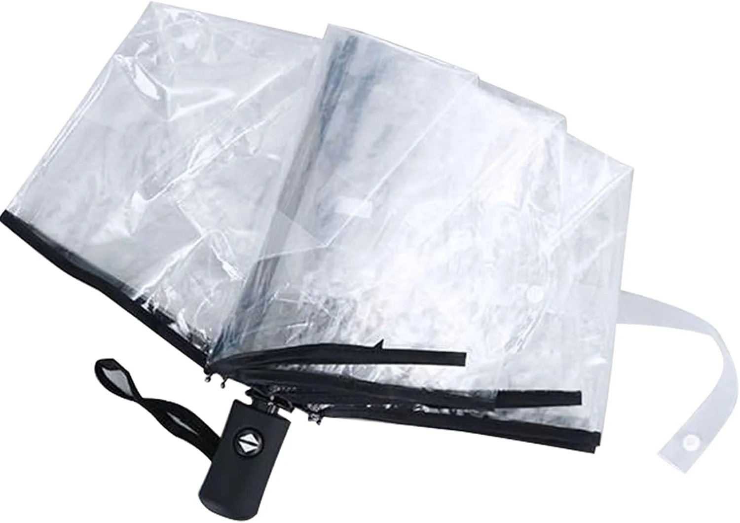 چتر شفاف NILSTOREY، چتر حبابی شفاف زنانه، چتر مسافرتی گنبدی شفاف باز و بسته شو اتوماتیک برای زنان دختران کودکان در هوای بارانی و بادی