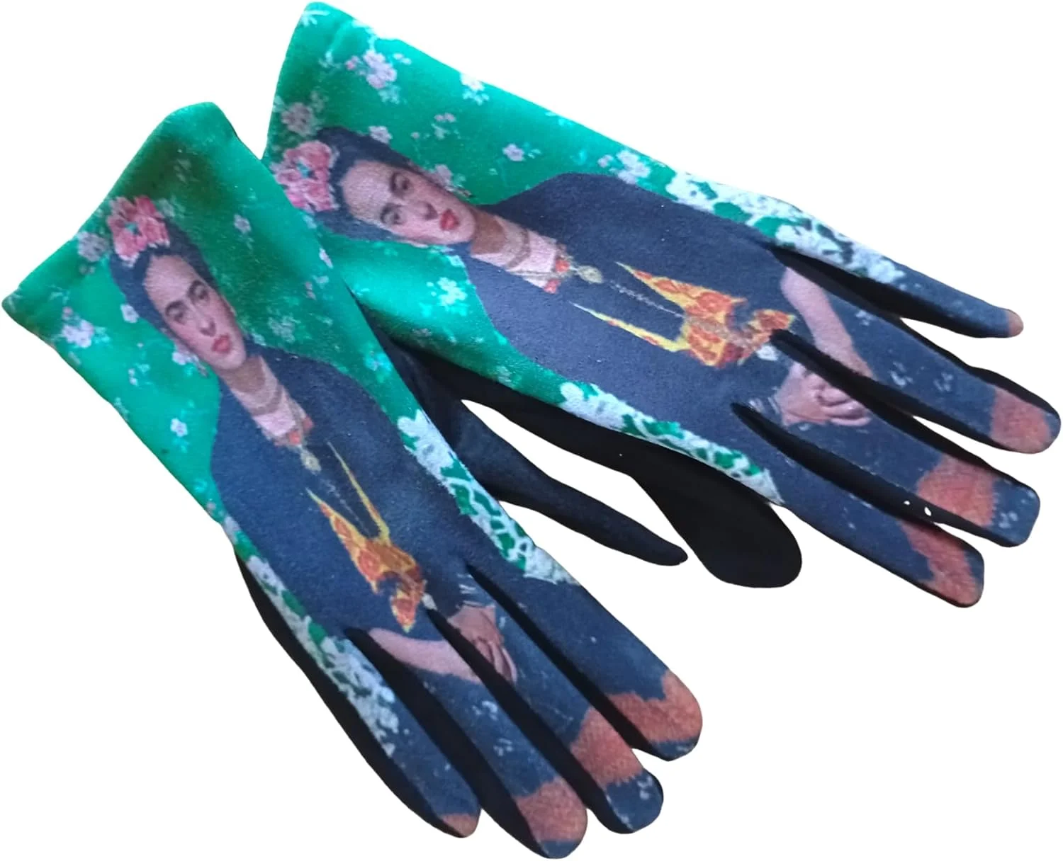 چتر زنانه میرو تراول ور طرح فریدا، رنگ، هنر و استایل در باران! چتر بلند ضد باد | طرح گل و پروانه | هدیه اورجینال