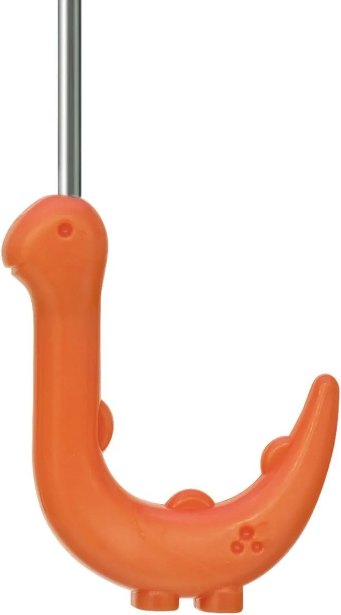 چتر دایناسور سبز Kidorable برای پسران با دسته سرگرم کننده دایناسوری، خارهای بیرون زده و لبخند بزرگ چتر دایناسور سبز Kidorable برای پسران با دسته سرگرم کننده دایناسوری، خارهای بیرون زده و لبخند بزرگ