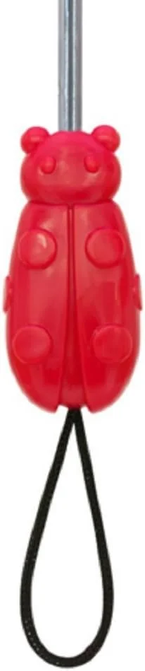 چتر دخترانه کفشدوزک قرمز Kidorable با دسته سرگرمکننده کفشدوزکی، چشمان بیرونزده و خالخالی چتر دخترانه کفشدوزک قرمز Kidorable با دسته سرگرمکننده کفشدوزکی، چشمان بیرونزده و خالخالی