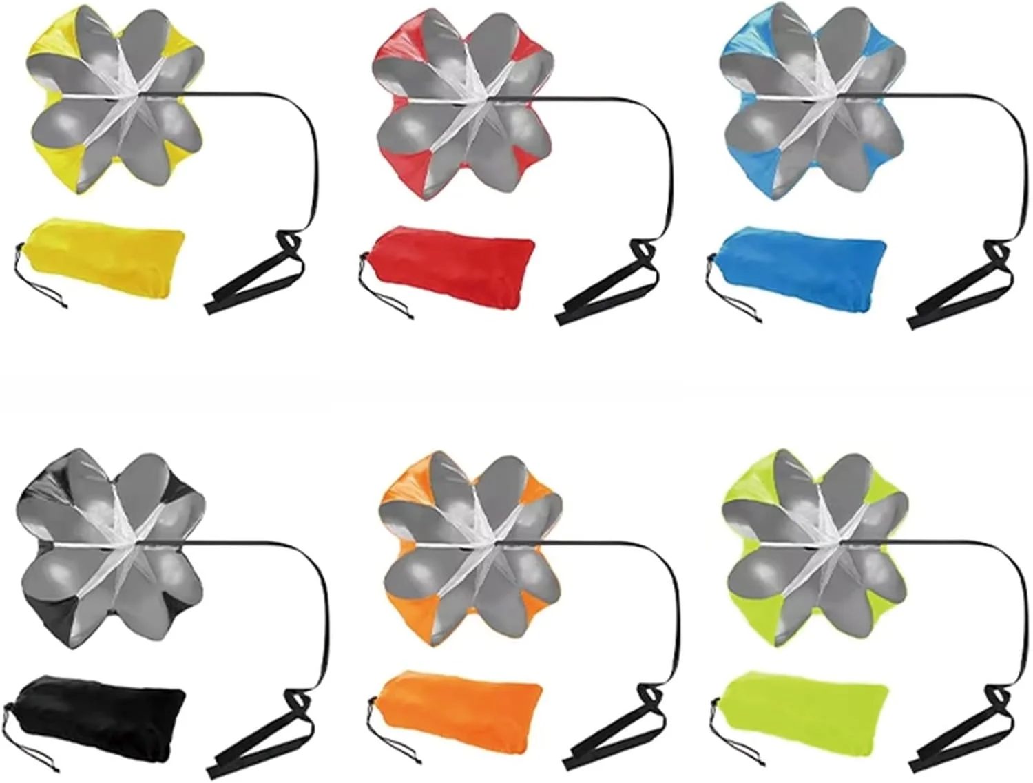 چتر مقاومتی تمرین فوتبال HALAMODO، چتر سرعت - تمرین فیزیکی دویدن با وزنه همراه با کمربند (آبی تیره) چتر مقاومتی تمرین فوتبال HALAMODO، چتر سرعت - تمرین فیزیکی دویدن با وزنه همراه با کمربند (آبی تیره)