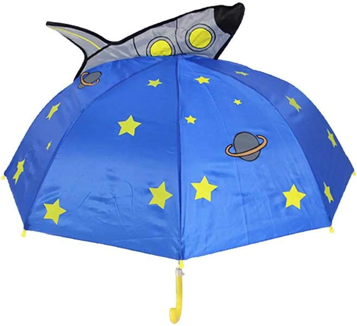 چتر کارتونی بامزه کودکانه، چتر خلاقانه انیمیشنی با دسته بلند و طراحی گوش دار برای پسران و دختران، رنگ: 3، یک سایز