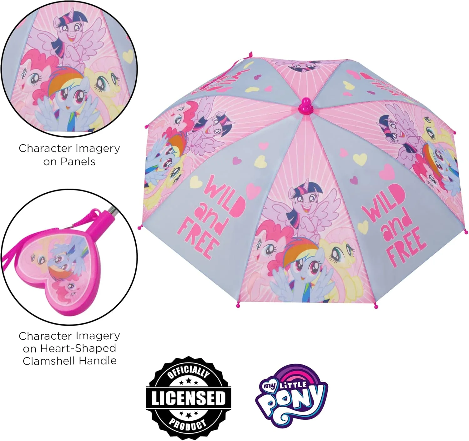 چتر بچگانه هاسبرو، لباس بارانی دخترانه برای کودکان 3 تا 6 سال چتر بچگانه هاسبرو، لباس بارانی دخترانه برای کودکان 3 تا 6 سال