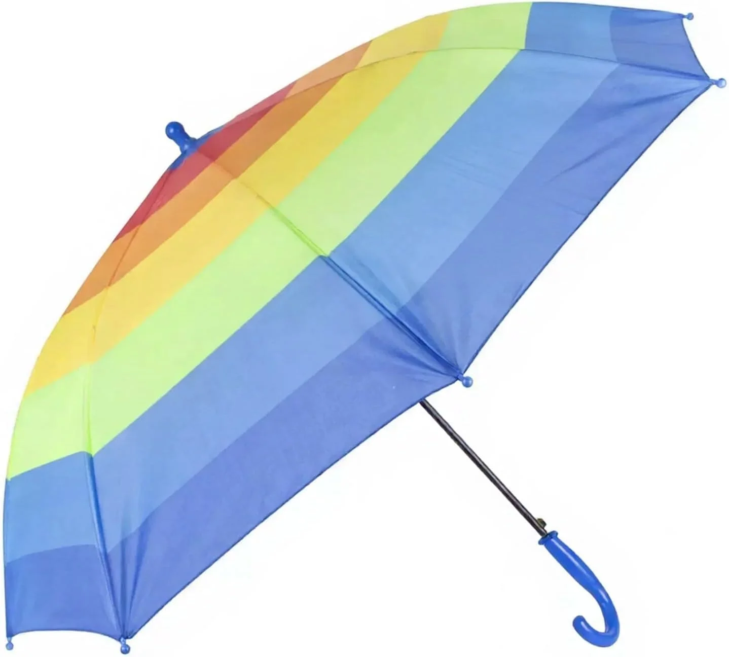 چتر رنگین کمانی بچگانه، طرح راه راه رنگارنگ