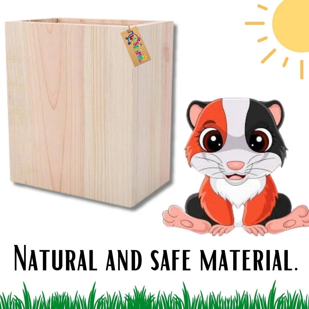 قفس چوبی دوران وسترن، قفس یونجه، خوراک دهنده علف، نگهدارنده برای خرگوش، خوکچه هندی، راسو