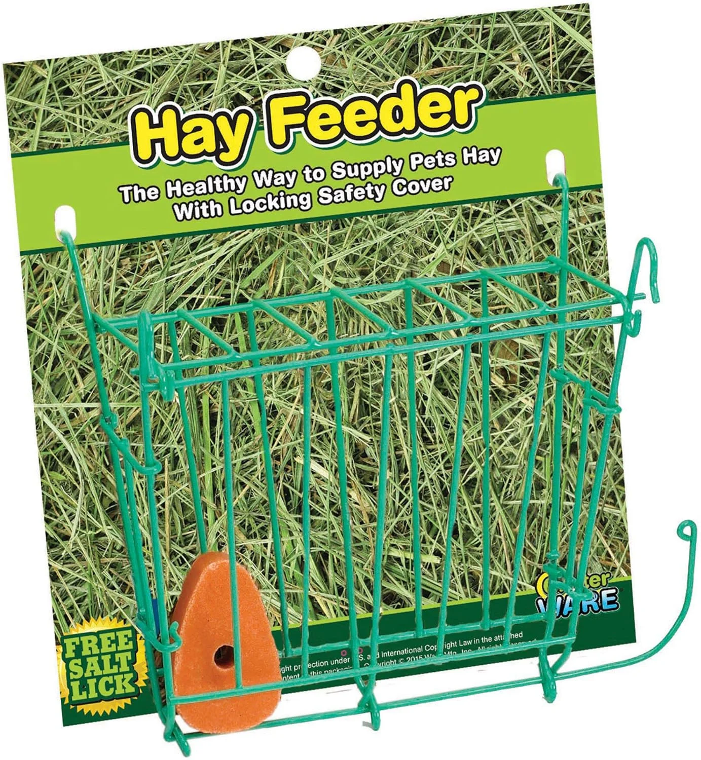 یونجه خوری فلزی مقاوم جونده برای حیوانات کوچک